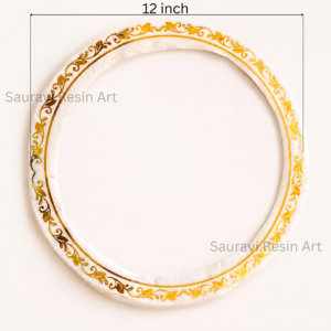 Circular border-Golden Vinyl