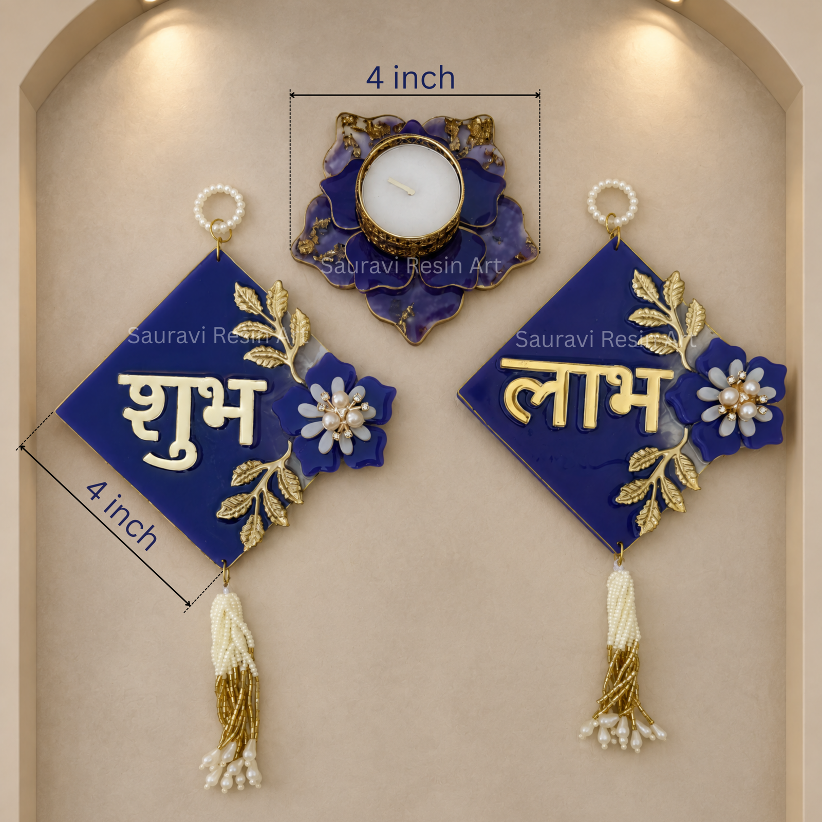 Shubh-Labh+Diwali Diya Set